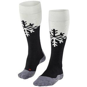 FALKE SK2 Intermediate W KH laine chaudes épaisses 1 paire, Chaussettes de ski Femme, Noir (Black-Mix 3010), 35-36