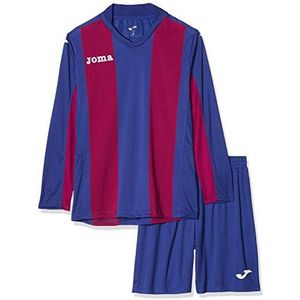 Joma heren speelshirt korte mouw, Blauw/Granaat