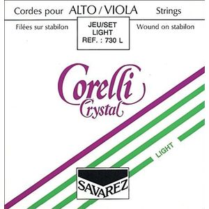 Corelli Viola Crystal C snaren van nylon/wolfraam, Light 734L