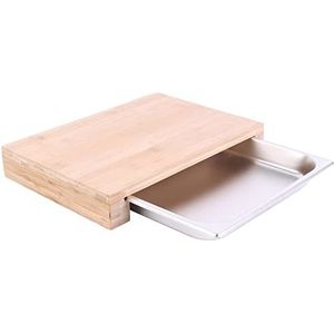 Cook Concept - Kd3275 – snijplank met geïntegreerde lade, 38,5 x 26,5 x 5 cm, keukengerei, snijplank