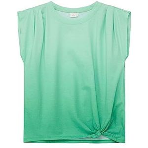 s.Oliver Meisjes-T-shirt met strik, Groen