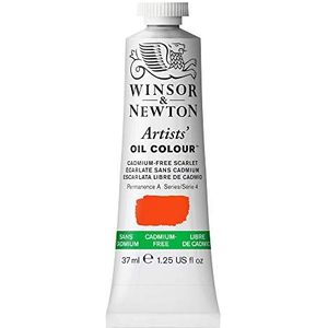 Winsor & Newton Artists Extra fijne olie, tube, 37 ml, 903, scharlakenrood, cadmiumvrij