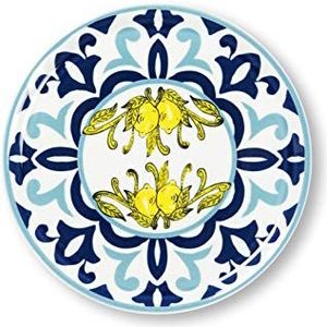 Excelsa Flora & Fauna Plates, Ceramic, Multi-Coloured