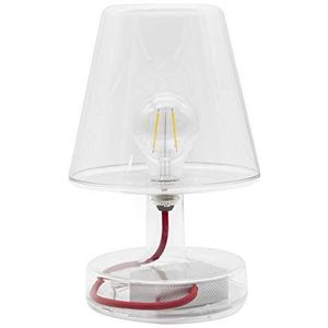 Fatboy® Transloetje lamp, transparant, tafellamp, lees/nachtkastje, zonder kabel, oplaadbaar met mini-USB