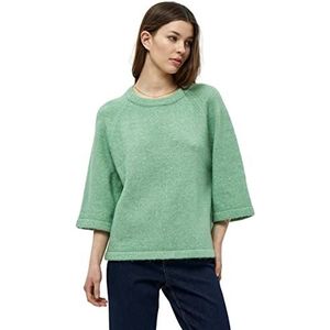 Peppercorn Penelope 3/4 mouwen pullover 1 damestrui 3/4 mouwen veldspaat groen, L, veldspath groen