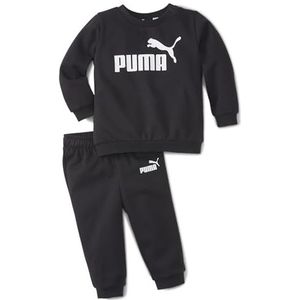 PUMA Minicats ESS joggingpak met ronde hals, katoen, zwart, 104