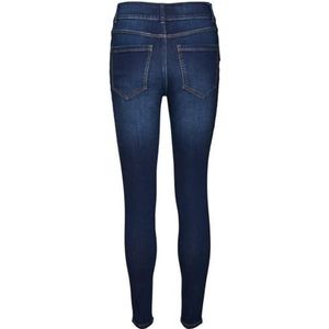 VERO MODA Vmsophia Hr Skinny But Blue Denim JNS Ga Jeans pour femme, Denim bleu foncé/détail : vi3320, XS / 30L