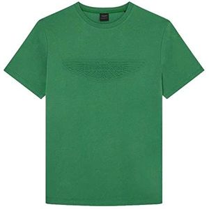 Hackett London T-shirt Am Emboss pour homme, Vert (vert)., S