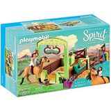 PLAYMOBIL Spirit Lucky & Spirit met paardenbox - 9478