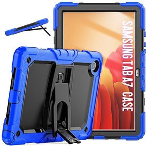 Étui pour Samsung Galaxy Tab A7 10.4 2020 (SM-T500 / SM-T505) Coque Rigide, Haute Protection Anti-Choc avec Support Amovible - Housse pour Enfants Écoles Ouvriers Bâtiments