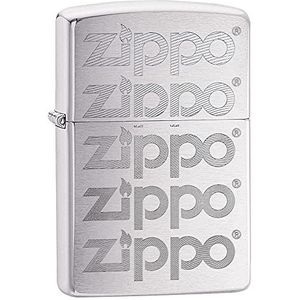 ZIPPO - Zippo Design Zippo Zippo, auto grave, geborsteld chroom, stormaansteker, navulbaar, in geschenkdoos