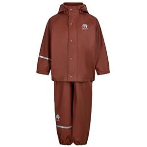 CeLaVi Basic Rainwear Solid PU-regenjas, uniseks, voor kinderen, Tortoiseshell