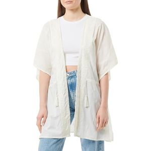 EYOTA Kimono kimono voor dames, Gebroken wit