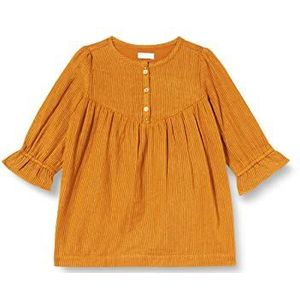 Noppies Baby Baby meisje G Dress Ls Sheridan kinderjurk Cathay Spice P773, 56, Cathay Spice - P773