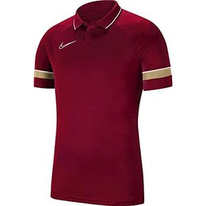 Nike Poloshirt uniseks, rood/wit/goud
