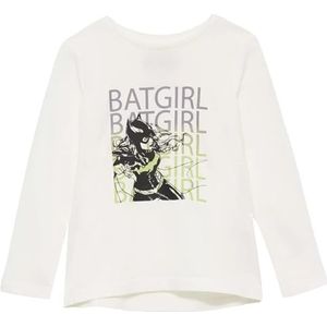 s.Oliver 2154622 Batgirl T-shirt met lange mouwen voor meisjes, 0210 Wit