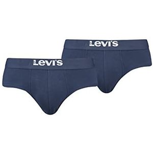 Levi's solide basic slip voor heren, Navy Blauw