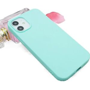 LAMTOR [Antichoc] [Antichute] Conçu pour iPhone 12 Case/2023, [Camera Protecion] Coque de téléphone améliorée en silicone avec doublure en microfibre douce anti-rayures, 6,1 pouces,bleu