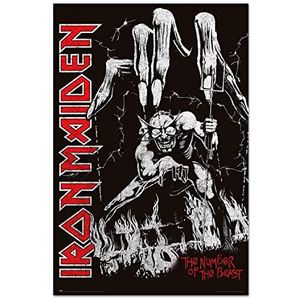 Officiële poster Iron Maiden Nummer des Best, 91 x 61,5 cm, opgerold verzending - Coole poster - Kunstposter - Poster & Prints - Muurfoto