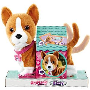 Animagic Knuffelhond Lizzy Interactief 30 X 21 Cm Pluche Bruin