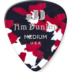 Jim Dunlop Confettis 483P06MD plectrums voor klassieke gitaar, 12 stuks