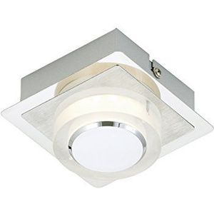 Briloner Leuchten plafondlamp, spots, woonkamerlamp, LED, metaal, 5 W, zilver 3533-011