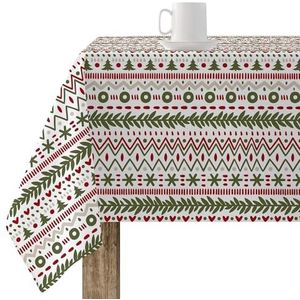 BELUM | Tafelkleed Kerstmis | vlekbescherming tafelkleed vierkant hars | tafelkleed van hars (gelamineerd takt) | tafelkleed | huishoudtafel (250 x 140 cm)