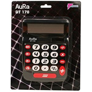 Aura Rekenmachine DT-170 zwart 180x135x32mm