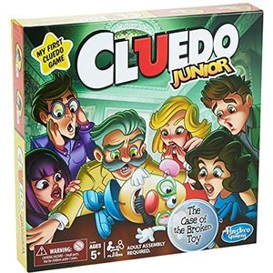 Hasbro Gaming Clue Junior Board Game for Kids Ages 5 and Up, Case of The Broken Toy, Classic Mystery Game for 2-6 Players,4.13 x 26.67 x 26.67 cm