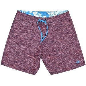Panareha Shorts de bain pour hommes en polyester recyclé GOLORITZE Bleu marine, Rouge (52)