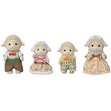 Sylvanian Families - Le Village - De familie schaap - 5619 - familie 4 figuren - mini-poppen, één maat