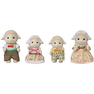 Sylvanian Families - Le Village - De familie schaap - 5619 - familie 4 figuren - mini-poppen, één maat