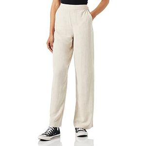 Object Objsanne Aline Wide Pant Noos Damesbroek, Zandschelp.