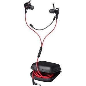 Trust Gaming GXT 408 Cobra in-ear gaming-hoofdtelefoon, in-ear gaming-hoofdtelefoon met microfoon, 1,4 m kabel voor pc, hoofdtelefoon voor mobiel, Nintendo Switch, PC, PS4 en Xbox One 1.2, zwart