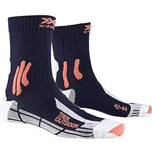 X-SOCKS Trek outdoor uniseks sokken, Blauw (Midnight Blue/Kurkuma Orange)