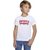 Levi's Kids T-shirt Batwing met Logo Wit