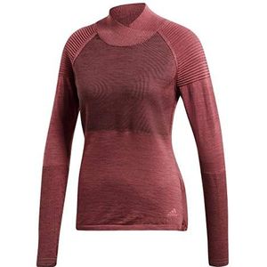 adidas Ultra Long Sleeve Tee W Sweatshirt voor dames, meerkleurig (Trace Maroon)