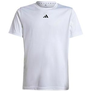adidas Mixte enfant Train Essentials Logo Regular Fit T-Shirt Junior, White/Black, 9-10 Years