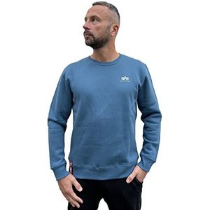 ALPHA INDUSTRIES Basic Sweater Small Logo - Pantalon unisexe, Marine Vintage, XXL