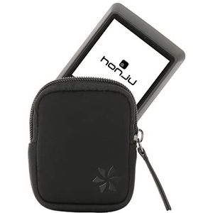 honju Neopreen tas voor Bosch Intuvia 100 E-Bike/Pedelec (displaybeschermfolie, bescherming tegen krassen en vuil) - zwart