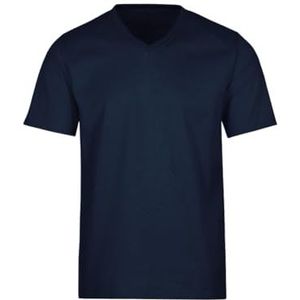 Trigema Deluxe Dames V-shirt katoen, Blauw - blauw (blauw 046)