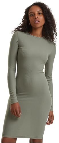 Urban Classics Tb1340-Damesjurk, ribjurk, 1 stuk, Paleolive, 5XL