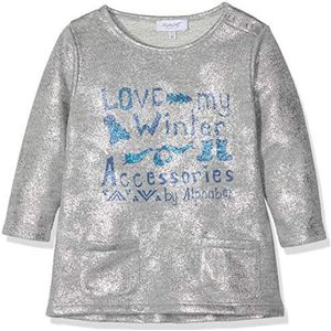 Alphabet T-shirt voor baby's, meisjes, grijs (grijs gemêleerd 24)