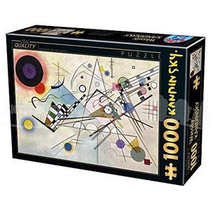D-Toys - Puzzel 1000 stuks, 72849KA05, effen
