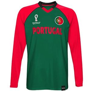 FIFA Official Fifa World Cup 2022 Classic Lange Mouwen - Portugal T-shirt voor jongens