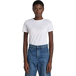 G-STAR RAW Mysid Slim R Longshirt voor dames, wit (wit 336-110)