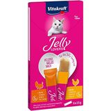 Vitakraft Jelly Lovers - Kattentraktatie in gelei met vlees, 6 x 15 g
