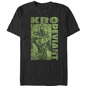 Marvel The Eternals-Green Kro Organic T-shirt met korte mouwen, zwart, L, SCHWARZ