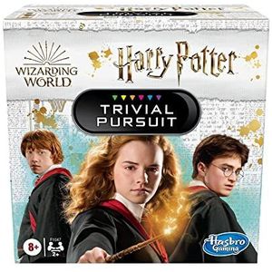 Hasbro Gaming Trivial Pursuit Harry Potter, triviale uitdaging in compacte versie voor 2 of meer spelers, 600 vragen, vanaf 8 jaar, multi