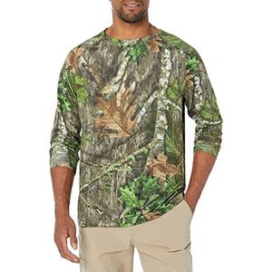 Mossy Oak Jacht shirt voor heren, lange mouwen, camouflage, obsessie